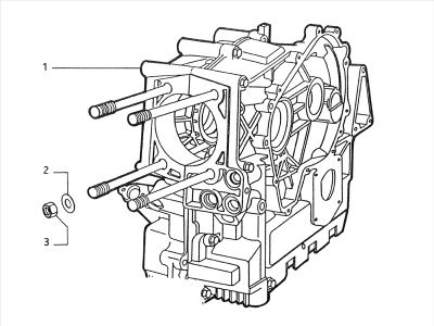 Crankcase, assy.